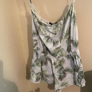 Forever 21 Palm Tree Romper